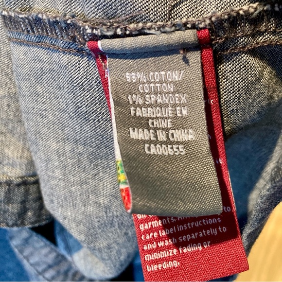 RW&CO Blue jean dress (size 10) - Picture 6 of 6